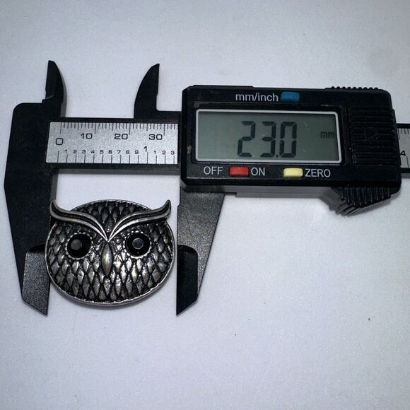 Vintage Owl Hoot Owl Bird Cocktail Stretch Ring ONE SIZE Preowned - Picture 5 of 7